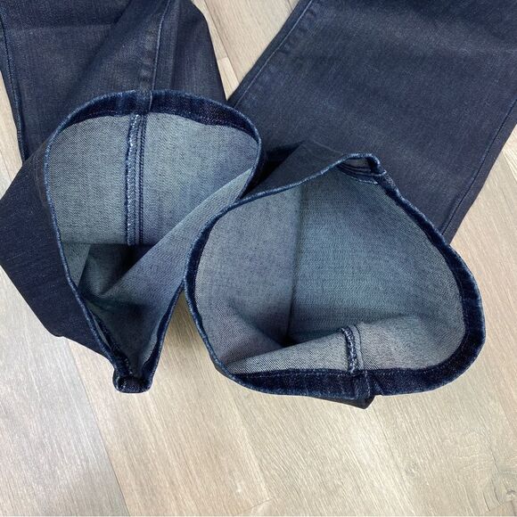 Levi’s Mid Rise Bootcut Skinny Jeans Oil Rubbed Blue 16M 33x32 - Picture 7 of 14